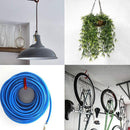 2PCS Garage Storage Hooks Bike Tool Storage Hook Set Screw In Hooks Red.