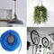 2PCS Garage Storage Hooks Bike Tool Storage Hook Set Screw In Hooks Red.