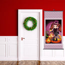 Hand Painted on Canvas DIY Evil Girl Oil Paint By Numbers Drawing Kit Ornaments