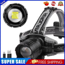 Portable Telescopic Zoom XHP160 LED Headlamp Outdoor Waterproof Head Torch