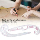 7 Pcs French Curve Metric Ruler Sewing Ruler Tailor DIY Set S Clothing FAST F4Y1