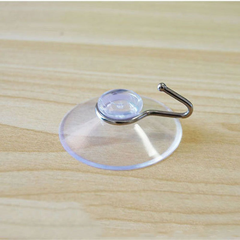 Wedding Supplies Clear Hangers Glass Sucker Wall Hook Suction Cup Transparent