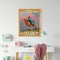 #A Retro Riding Girl Poster Oil Paint By Numbers Kit DIY Acrylic Wall Art Pict