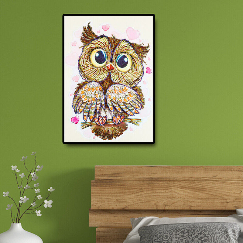 Special Shaped Drill Diamond Painting DIY Cute Bird Cross Stitch Embroidery Kit