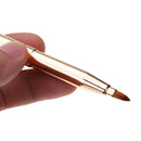 1pc Portable Pro Double Head Makeup Rouge Lip Brush and Eyeshadow Brush