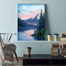 5D DIY Diamond Painting Mountain Lake Kit Full Drill Rhinestone Mosaic Art Kit