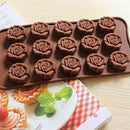 Rose Flower Silicone Mould Cake Decorating Chocolates Baking Molds G3W1
