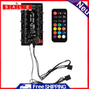 For PC LED Light Cooler 1 to 8 Fan Multi Way HUB 12V 4 Pin PWM ARGB Splitter