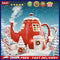 Christmas Cottage Oil Paint By Numbers Kit DIY Frameless Drawing for Adults Home