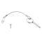 Yacht Quick Release Ring Loss Prevention Safety Tether Wire Lanyard Cable