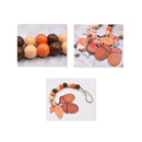 Deocr Crafts Tray Decoration Tassel Beads Garland Pendant Wooden Thanksgiving