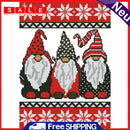 Three Goblins Cross Stitch 11CT Stamped DIY Canvas Embroidery Home Decor Kit