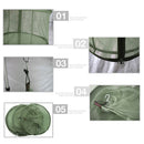 Foldable 3 Layers Drying Net Folding Dryer Rack for Fish Vegetables Herbs
