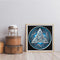 Nordic Badge Oil Paint By Numbers Kits DIY Handpainted on Canvas Wall Art