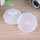 2pcs White Washing Hair Cleaner Brushes Shampoo Scalp Massage Comb