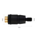 Fishing Rod Pole Connector Quick Release Net Head Adapter Fishing Tackle (Blue)