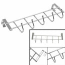 5 Hooks Over Door Home Bathroom Kitchen Coat Towel L6X3 Hanger Shelf R3A8 K3K5