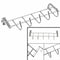 5 Hooks Over Door Home Bathroom Kitchen Coat Towel L6X3 Hanger Shelf R3A8 K3K5