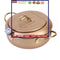 Deep Fryer Pot Japanese Style Pot with Lid & Oil Drip Drainer Rack for Kitc
