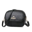 Retro Women Casual Solid Color PU Leather Small Crossbody Shoulder Messenger Bag