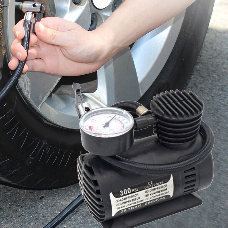 300 PSI 12V Digital Tire Pump Auto Air Compressor Car Tire Inflator Gauge Newly