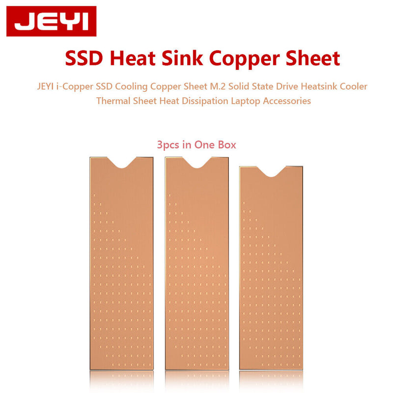 JEYI i-Copper SSD Cooling Copper Sheet Thermal Sheet Laptop Accessories Newly