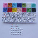 1set Cube Letter Beads Single Alphabet A-Z DIY Bracelet Jewelry Beads K6E0