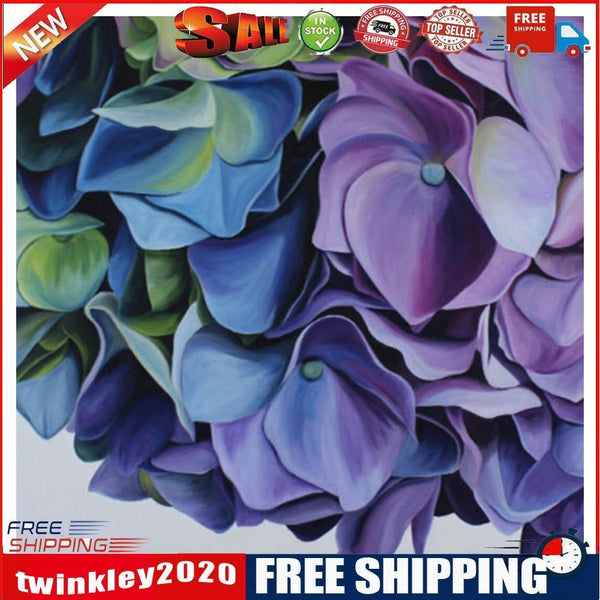 DIY Paint By Number Kit Irregular Flower No Frame for Home Decoration Art