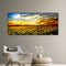Sunset Sunflower Field Oil Paint By Numbers DIY Handpainted Home Decoration Gift