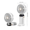 #A Handheld Fan 3000mA Battery Operated Mini Portable Folding Personal Cooling F