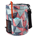 DIY Crochet Storage Bag Oxford Cloth Geometric Wool Sewing Thread Yarn Orga