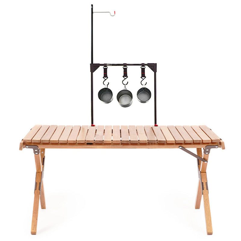 Lantern Post Pole - Hanging Light Stand Holder Hanger for Camping Fishing P