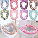 Soft Warm WC Cover Flannel Seat Cover Thickned Toilet Lid Mat Closestool Pads