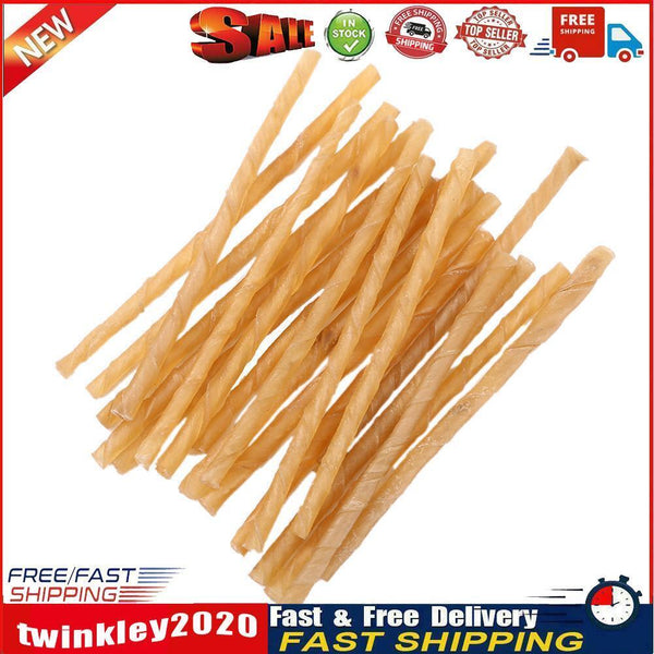 20pcs Dog Molar Chew Sticks Puppy Cowhide Safety Pets Cleaning Teeth Toys Newly