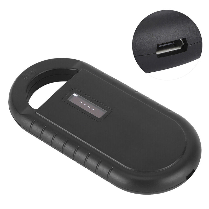 Pets Certificate Handheld Card Tag Reader ID Identification Chip Scanner Newly