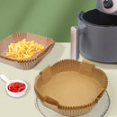 100x Disposable Air Fryer Parchment Paper Liner Oven Baking Mat (20x4.5cm)
