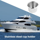 1pc Stainless Steel Cup Drinking Holder for Marine Boat Car Truck Camper Limo