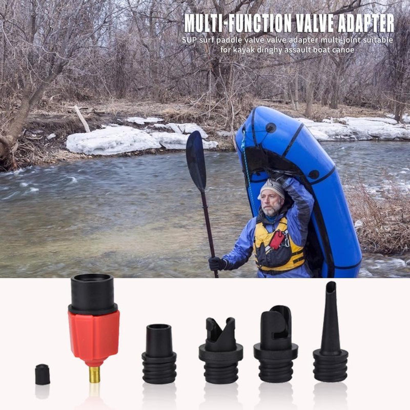 SUP Pump Adaptor Air Valve Adapter for Outdoor Canoe Kayak Surfing Tackle Newly