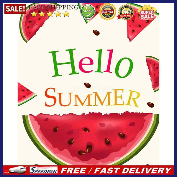 Summer Oil Paint By Numbers DIY Handpainted on Canvas Wall Art Gift Unframed
