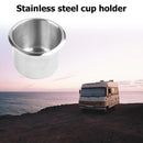 1pc Stainless Steel Cup Drinking Holder for Marine Boat Car Truck Camper Limo
