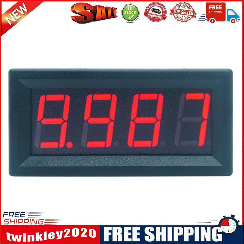 Mini LED Display 4 Bits 0-100V Voltmeter Panel Volt Voltage Meter (0.56inch
