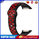 Watch Strap for HUAWEI HONOR Band 6 TPU Bracelet Wristband (Black Red)