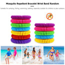 12pcs Mosquito Repellent Bracelet Spiral Anti-Mosquito Wrist Band Random