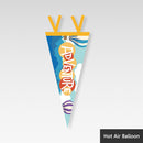Camping Tent Bunting Pennant Outdoor Scene Layout Triangle Hanging Flag (D)
