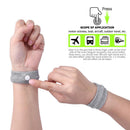 2pcs Morning Sickness Wrist Bands Anti Motion Sickness Wristband (Grey)