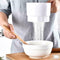 Cordless Electric Flour Sieve Battery Operated Sifters Hand-Held White X0B9