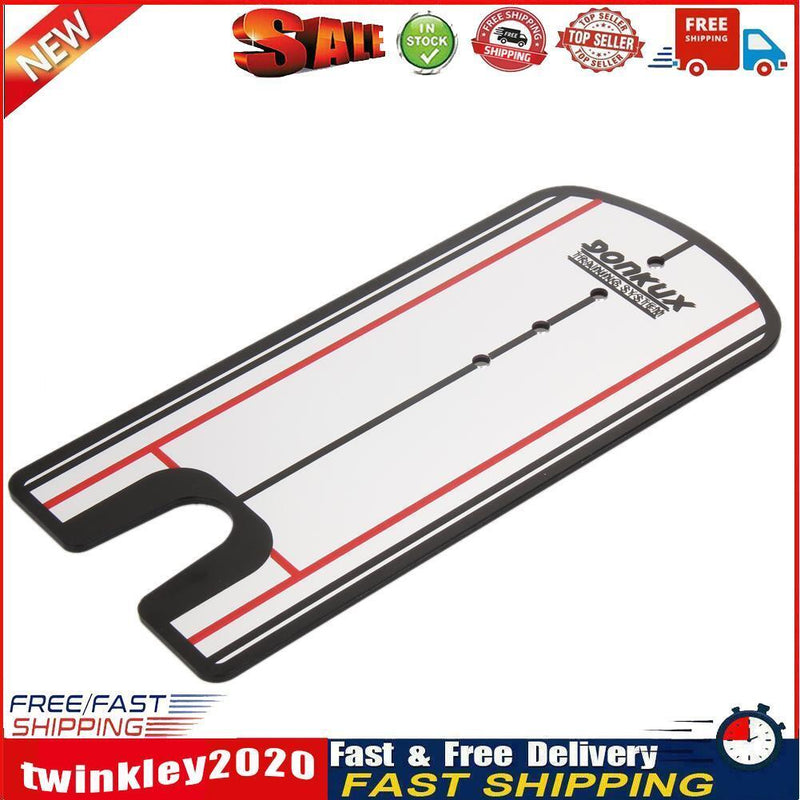 Golf Putting Mirror Alignment Training Aid Swing Trainer Eye Line Newly
