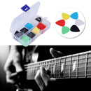 Acoustic Guitar Picks with Box 0.46-1.2mm Thickness Plectrum Random (30pcs)