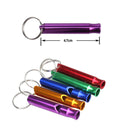 Metal Whistle Pendant With Keychain Keyring For Outdoor Survival Emergency Newly