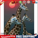 Painting By Numbers Kit DIY Giraffe Sun Hand Painted Canvas Oil Art Picture